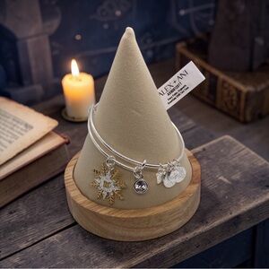 Alex and Ani•HARRY POTTER™•Hogwarts   Two-Tone Snowflake Bangle